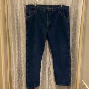 Wrangler Men’s Regular Fit Blue Jeans Size 46x30 💥